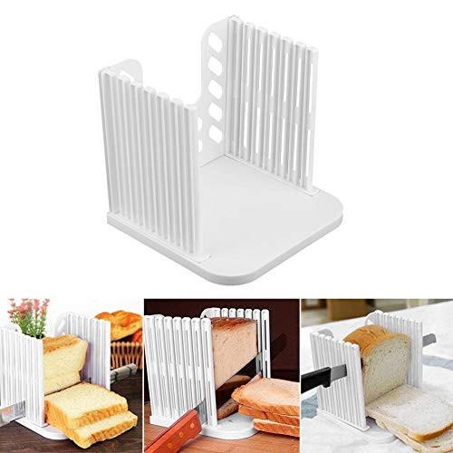 Bread Cutter- Bread Slicer- Foldable Bread Slicer Loaf Toast Cutter Mold Baking Tools for Slicing Bread Kitchen