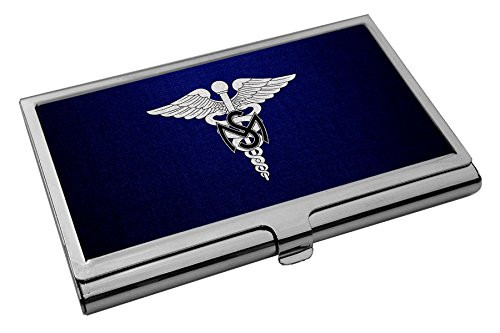 Business Card Holder - US Army Medical Service Corps- Branch Insignia