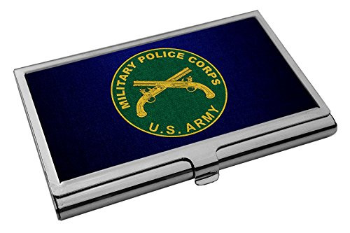 Business Card Holder - US Army Military Police Corps- Branch Plaque