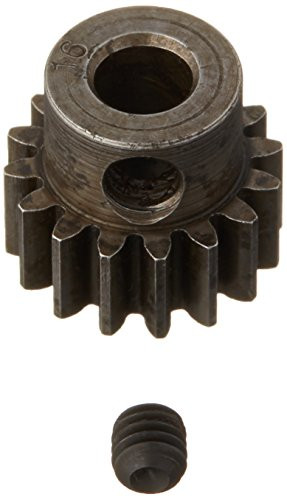 Robinson Racing Products 8716 Hard Bore 0.8 Module Pinion Gear, 16T, 5mm