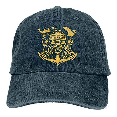 YISHOW Original Navy Honorable Shellback USN Unisex Adjustable Baseball Caps Navy Denim Hats Cowboy Sport Outdoor