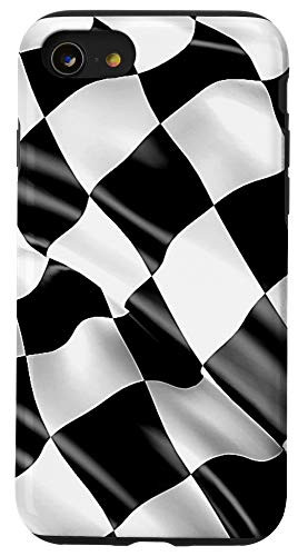 iPhone SE -2020- / 7 / 8 Checkered Flag Checkerboard Pattern Checkered Racing Flag Case