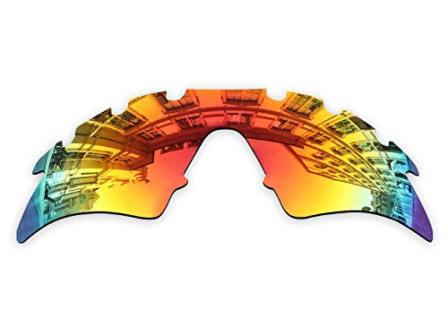 Vonxyz Lenses Replacement for Oakley M Frame Sweep Vented Sunglass - Ruby MirrorCoat Polarized