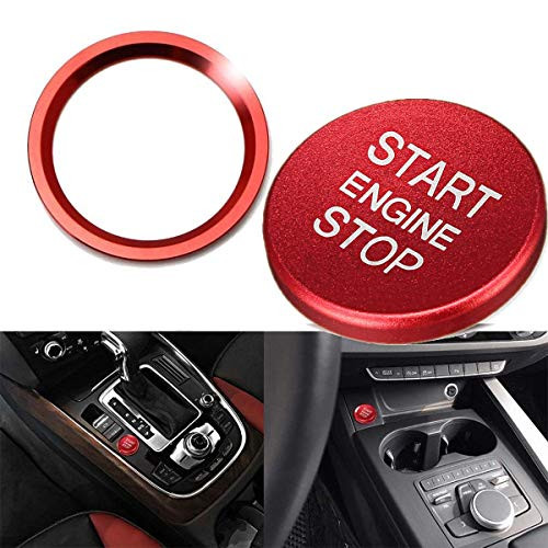 One Buttons Engine Car Start Stop Push Button Cover Trim for Audi A4 A6 Q5 A5 A7