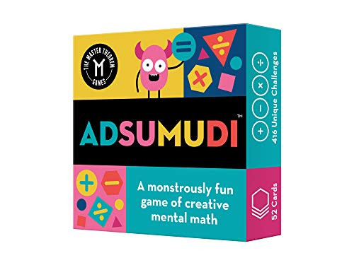 Adsumudi Math Game - The Monstrously Fun- Smart Game for Kids to Practice Multiplication- Division- Addition and Subtraction - Great for Kids Ages 8-12 Adsumudi Math Game - The Monstrously Fun- Smart Game for Kids to Practice Multiplication- Division- Addition and Subtraction - Great for Kids Ages 8-12