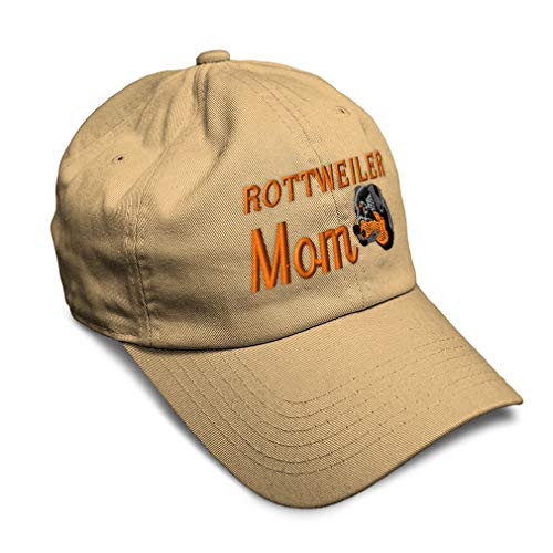Speedy Pros Soft Baseball Cap Rottweiler Mom A Embroidery Twill Cotton Dad Hats for Men and Women Buckle Closure Khaki Design Only Speedy Pros Soft Baseball Cap Rottweiler Mom A Embroidery Twill Cotton Dad Hats for Men and Women Buckle Closure Khaki Design Only