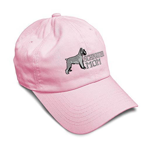 Speedy Pros Soft Baseball Cap Schnauzer Mom Embroidery Twill Cotton Dad Hats for Men and Women Buckle Closure Soft Pink Design Only Speedy Pros Soft Baseball Cap Schnauzer Mom Embroidery Twill Cotton Dad Hats for Men and Women Buckle Closure Soft Pink Design Only