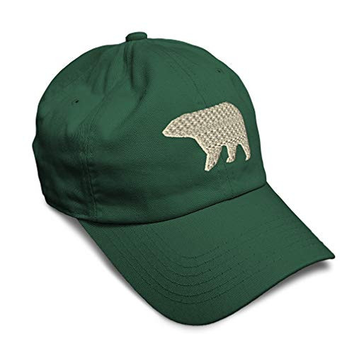 Soft Baseball Cap Polar Bear A Embroidery Animals Wild Twill Cotton Dad Hats for Men and Women Buckle Closure Forest Green Design Only Soft Baseball Cap Polar Bear A Embroidery Animals Wild Twill Cotton Dad Hats for Men and Women Buckle Closure Forest Green Design Only