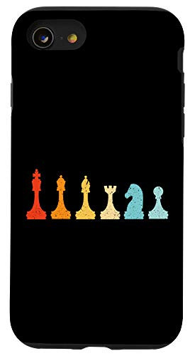 iPhone SE -2020- / 7 / 8 Chess Club or Tournament Board Game Lovers Vintage Gift Case