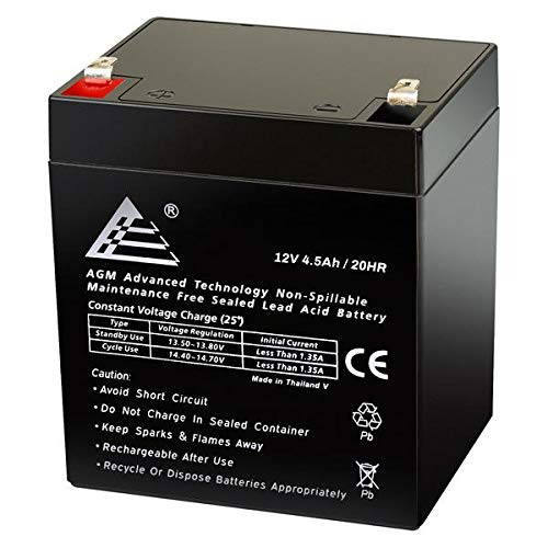 12V 4.5Ah Sealed Lead Acid Battery ECI Power