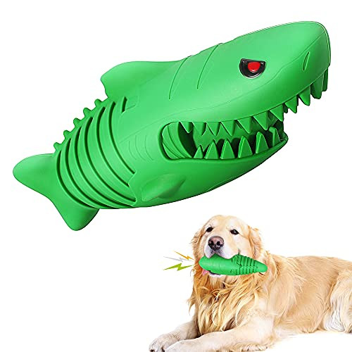 Sinrox Dog Squeaky Toy- Puppy Dental Chew Toys for Aggressive Chewer- Teeth Cleaning Dental Care- 100 percent Natural Rubber- Fun to Chew- Chase- Fetch- Indestructible for Medium Large Breeds Sinrox Dog Squeaky Toy- Puppy Dental Chew Toys for Aggressive Chewer- Teeth Cleaning Dental Care- 100 percent Natural Rubber- Fun to Chew- Chase- Fetch- Indestructible for Medium Large Breeds