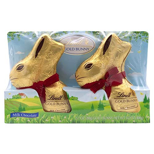Lindt Milk Chocolate Gold Bunny Duo 14 oz -200grx2- Lindt Milk Chocolate Gold Bunny Duo 14 oz -200grx2-