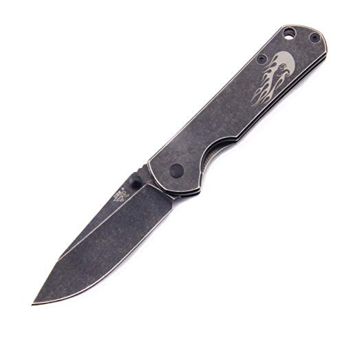 Sanrenmu 7010 Folding Pocket Knife Steel Blade Line Lock Camping Knife with clip