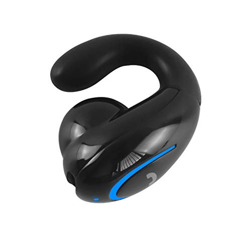 Bluetooth Headset- Sunffice Single Ear BT5.0 Ultralight Wireless Headphone Cell Phone Earpiece Ear Clip with Mic- Noise Canceling Handsfree Driving Earbud for iPhone- Android-Samsung Smartphone-Black- Bluetooth Headset- Sunffice Single Ear BT5.0 Ultralight Wireless Headphone Cell Phone Earpiece Ear Clip with Mic- Noise Canceling Handsfree Driving Earbud for iPhone- Android-Samsung Smartphone-Black-