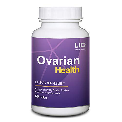 LIG Ovarian Health - Natural Supplement -60 Tablets- - Shrink Ovarian Cysts - Reduce and Manage Inflammation - Balance Hormone Levels - Honeysuckle Flower