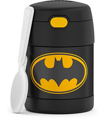 THERMOS FUNTAINER 10 Ounce Stainless Steel Vacuum Insulated Kids Food Jar- Batman