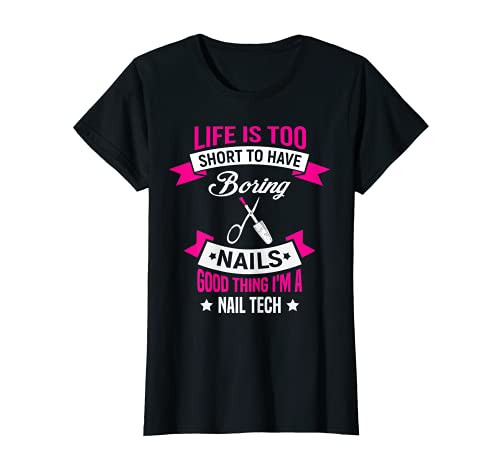 Womens Nail Technician Nail Tech Artist Manicurist Women Gift T-Shirt