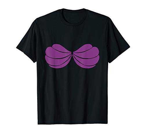 Mermaid Helloween Seashell Bra T-Shirt