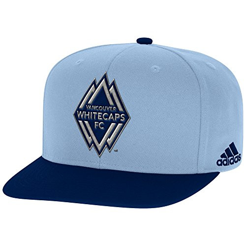 MLS Vancouver Whitecaps Men's Jersey Hook Snapback Cap- One Size- Black/White