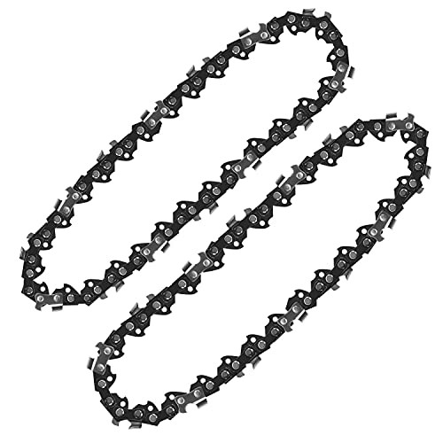 Replacement 4-Inch Chain Saw Chain for Mini Chainsaw Cordless Electric Handheld Rechargeable Battery Chainsaw-Chainsaw Chain Lightweight and Wear-Resistant- Smooth Cutting 2PCS