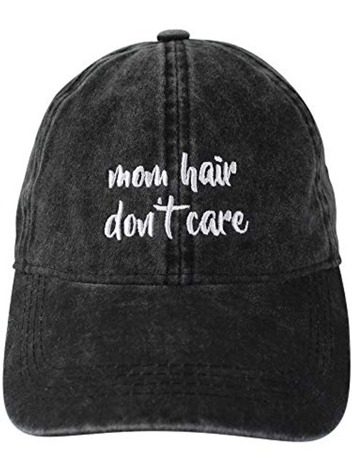 Luxury Divas Black Mom Hair Don't Care Cotton Womens Baseball Cap Hat Luxury Divas Black Mom Hair Don't Care Cotton Womens Baseball Cap Hat