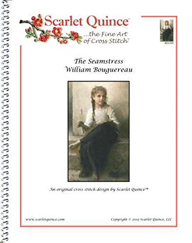 Scarlet Quince BOU008 The Seamstress by William Bouguereau Counted Cross Stitch Chart- Regular Size Symbols