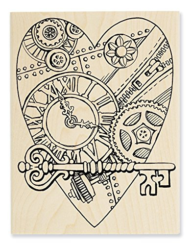 STAMPENDOUS Wood Stamp Time for Love