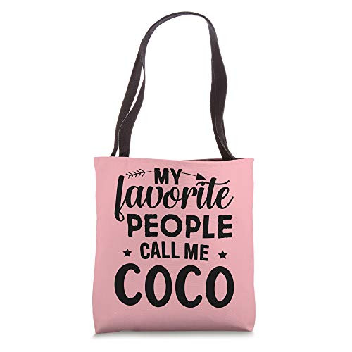 My Favorite People Call Me Coco Tote Bag My Favorite People Call Me Coco Tote Bag
