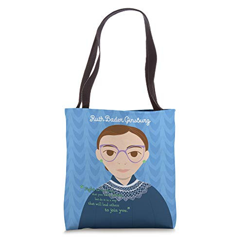 Ruth Bader Ginsburg RBG Fight For The Things Feminist Quote Tote Bag