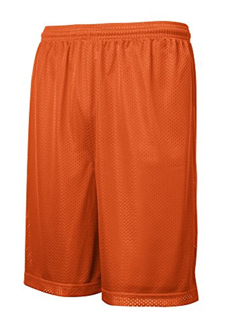Joe's USA-tm - Mens Workout Shorts - Moisture Wicking Shorts-S Deep Orange
