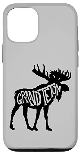 iPhone 12/12 Pro Grand Teton National Park Moose Typography Graphic Case