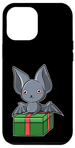 iPhone 12 Pro Max Christmas Bat Image In Wrapped Present Box Case