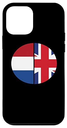 iPhone 12 mini Cultural Roots Flag Pie Chart of the Netherlands and Britain Case
