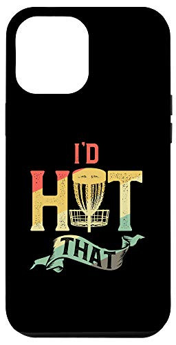 iPhone 12 Pro Max Vintage I'd Hit That Disc Golf Basket Disc Chain Player Gift Case
