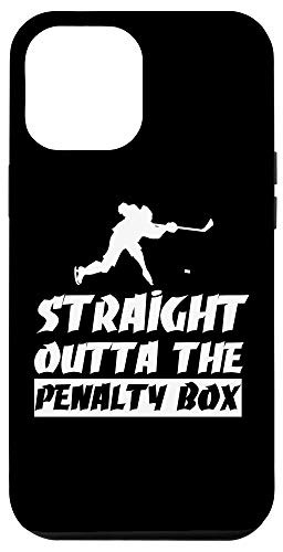 iPhone 12 Pro Max Ice Hockey Enforcer Straight Outta The Penalty Box Hockey Case