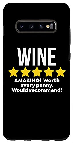 Galaxy S10Plus Wine Amazing Vino Lover Drinker Funny Alcohol Drinking Gift Case