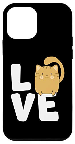 iPhone 12 mini Orange Cat Love Cute Tabby Kitty Cats Lovers Gift Case