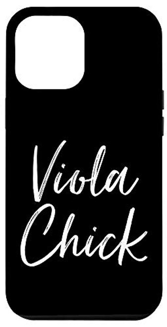 iPhone 12 Pro Max Viola Chick Musician Orchestra Viola Player Gifts Case