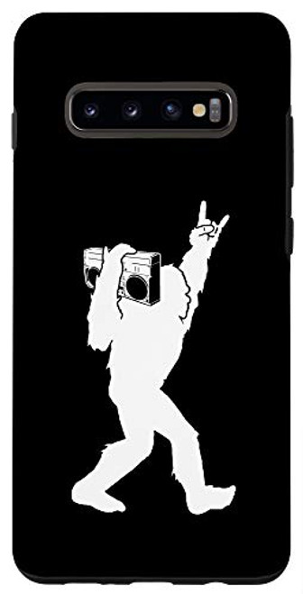 Galaxy S10Plus Bigfoot Boombox Rock and Roll I Believe Sasquatch Believers Case Galaxy S10Plus Bigfoot Boombox Rock and Roll I Believe Sasquatch Believers Case