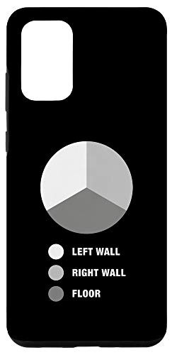 Galaxy S20Plus Corner Pie Chart -Science Maths Physics Geek Nerd Case