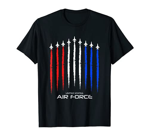 Air Force US Veterans 4th of July T shirt - American Flag T-Shirt
