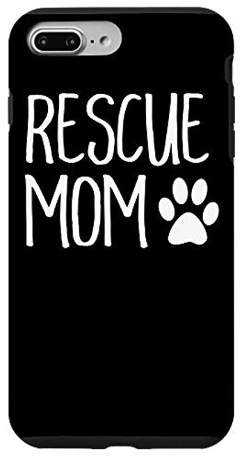 iPhone 7 Plus/8 Plus Rescue Mom Animal Lovers Cat Dog Mom Gifts Case iPhone 7 Plus/8 Plus Rescue Mom Animal Lovers Cat Dog Mom Gifts Case