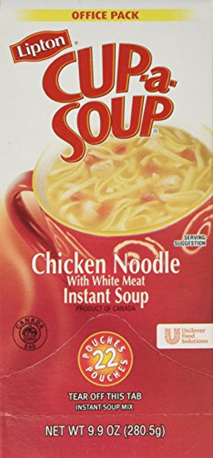 Lipton Cup-A-Soup, Chicken Noodle, 9.9 ounce,22-count