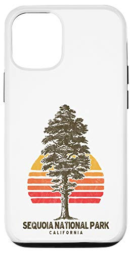 iPhone 12/12 Pro Sequoia National Park Retro Tree Minimalist Graphic Case