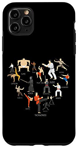 iPhone 11 Pro Max Martial Art heart love Training Karate Tae Kwon Do Kick box Case