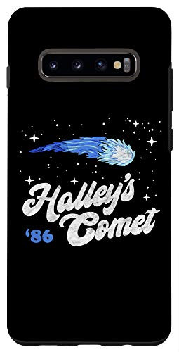 Galaxy S10Plus Vintage 80's Halley's Comet Retro Space Lover Distressed Case