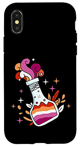 iPhone X/XS Lesbian Potion Orange Pink Lesbian Pride Case
