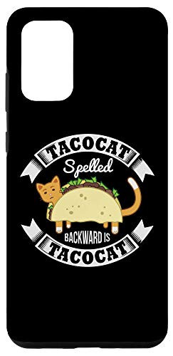Galaxy S20Plus Cat Pun Tacocat Spelled Backward Is Tacocat Cat Funny Case