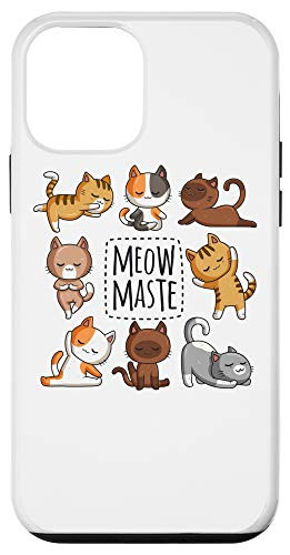 iPhone 12 mini Yoga Cat Meowmaste Yoga Position Meow Maste Workout Gift Case