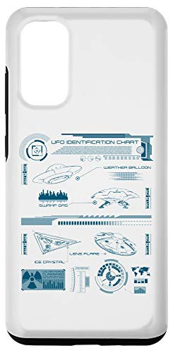 Galaxy S20 UFO Spaceship Identification Chart Funny Case